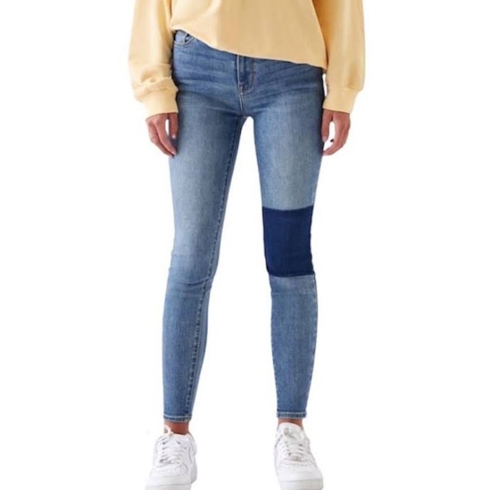 Pacsun High Rise Jegging Patch Jeans